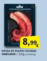 embumar - Patas De Pulpo Cocidas Embumar