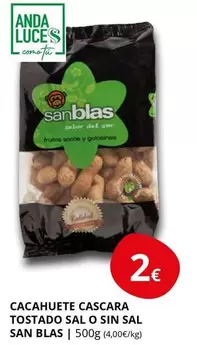 san blas - Cacahuete Cascara Tostado Sal O Sin Sal
