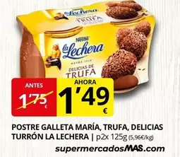 La Lechera - Postre Galleta María, Trufa, Delicias Turrón