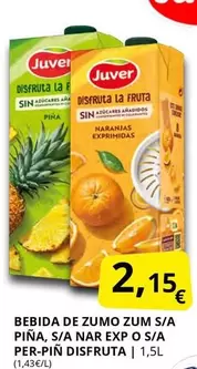 Disfruta - Bebida De Zumo S/a Pina, S/a Nar Exp O S/a Per-pi