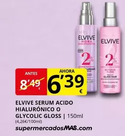 Elvive - Serum Acido Hialuronico O Glycolic Gloss