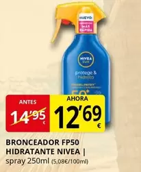 Nivea - Bronceador Fp50 Hidratante