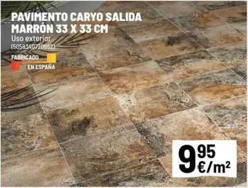 Pavimento Caryo Salida Marron