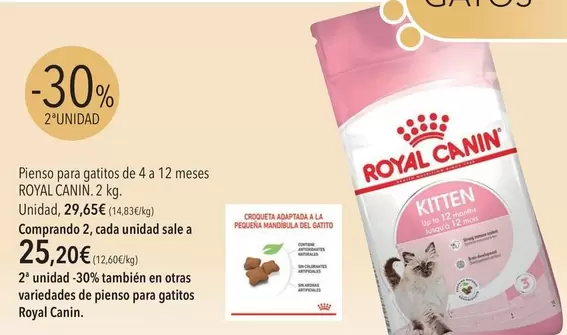 Royal Canin - Pienso Para Gatitos De 4 A 12 Meses