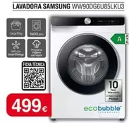 Samsung - Lavadora Ww90dg6u85lku3