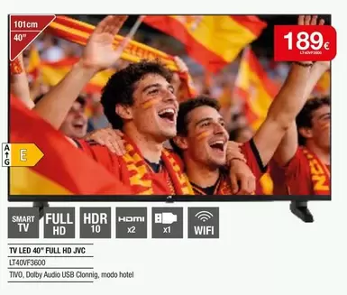 JVC - Tv Led 40" Full Hd