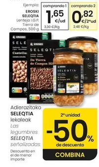 Eroski Seleqtia - Lenteja I.G.P. Tierra De Campos