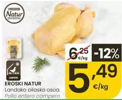 Eroski Natur - Pollo Entero Campero