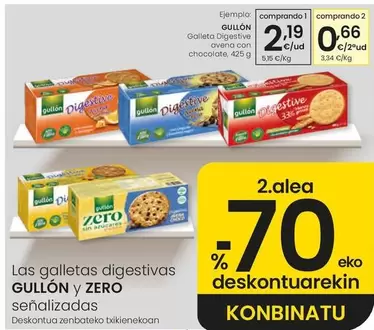 Gullón - Galleta Digestive Avena Con Chocolate
