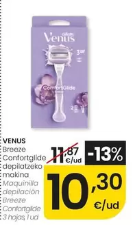 Venus - Maquinilla Depilación Breeze Confortglide 3 Hojas