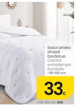 Colcha Entretiempo Bordado