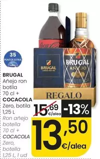 Brugal/Coca Cola - Ron Anejo Botella + Zero