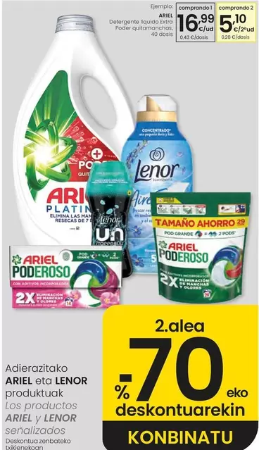 Ariel - Detergente Liquido Extra Poder Quitamanchas
