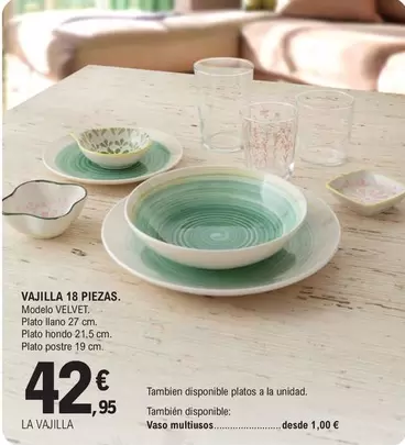 Vajilla 18 Piezas