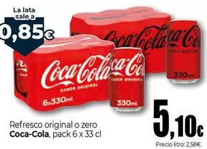 Coca-Cola - Refresco Original O Zero