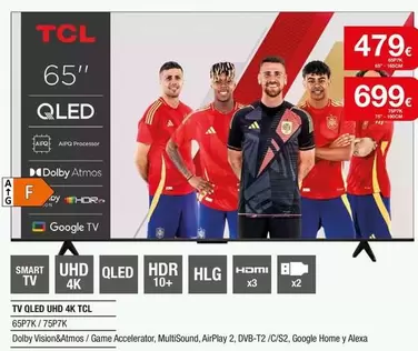 TCL - Tv QLED UHD 4K 65P7K/15P7K
