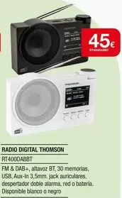 Thomson - Radio Digital RT400DABBT