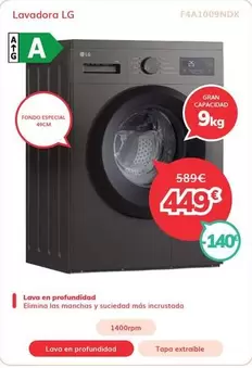 LG - Lavadora F4A1009NDK