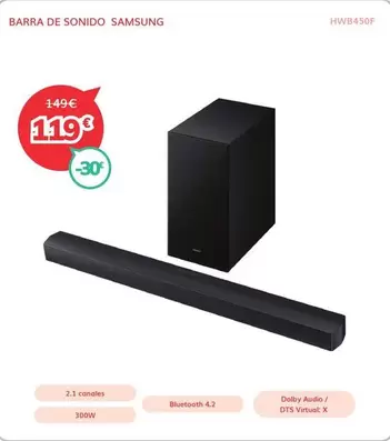 Samsung - Barra De Sonido 