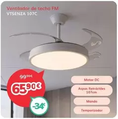 Fm - Ventilador De Techo