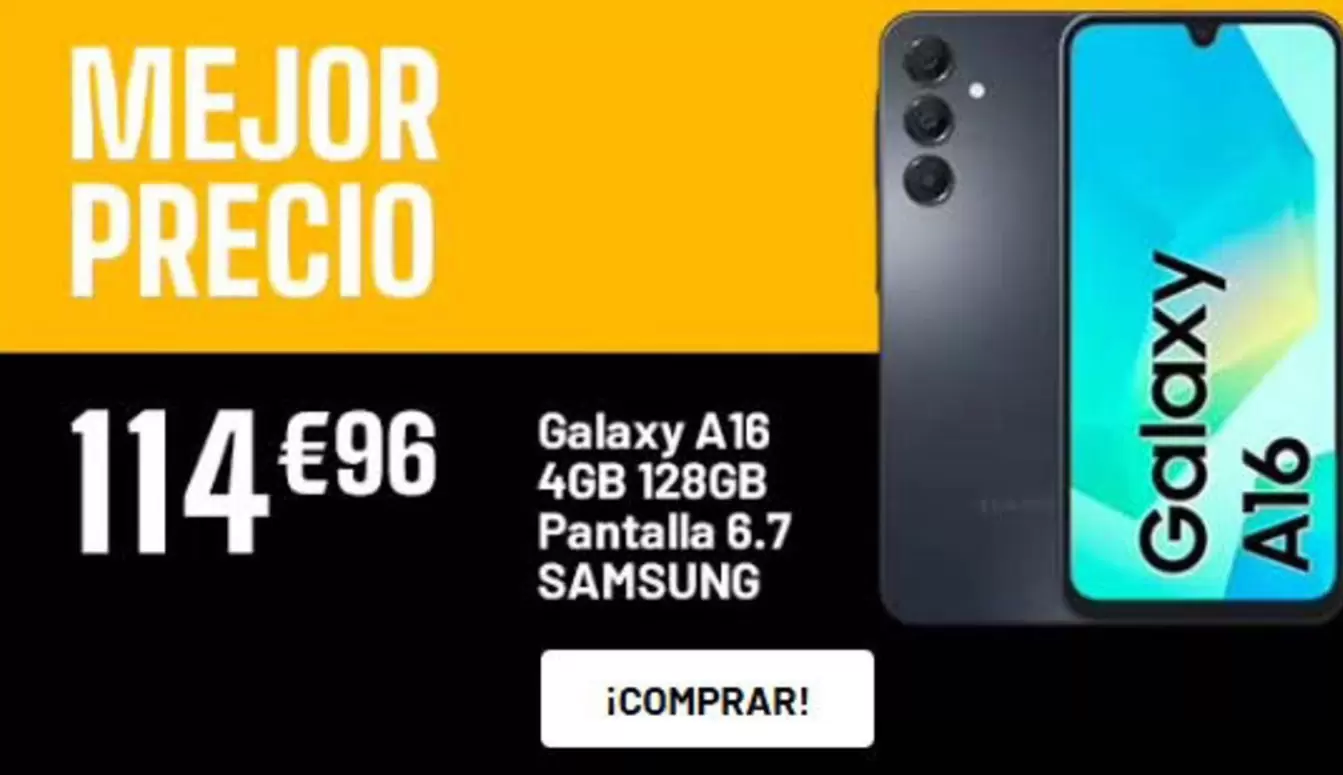 Samsung - Galaxy A16 4gb 128gb