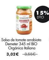 Bio Organica Italia - Salsa De Tomate Arrabiata Demeter