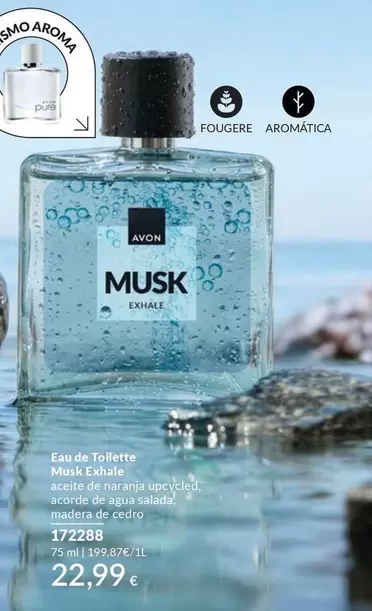 Avon - Eau De Toilette Musk Exhale