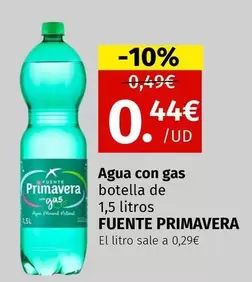 Fuente Primavera - Agua Con Gas