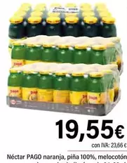 Pago - Nectar Naranja, Pina 100%, Melocotón O Naranja-Zanahoria-Limon