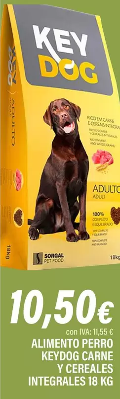 Sorgal - Keydog Alimento Perro Carne Y Cereales Integrales