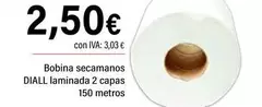 Diall - Bobina Secamanos Laminada 2 Capas
