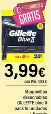 Gillette - Maquinillas Desechables Blue II