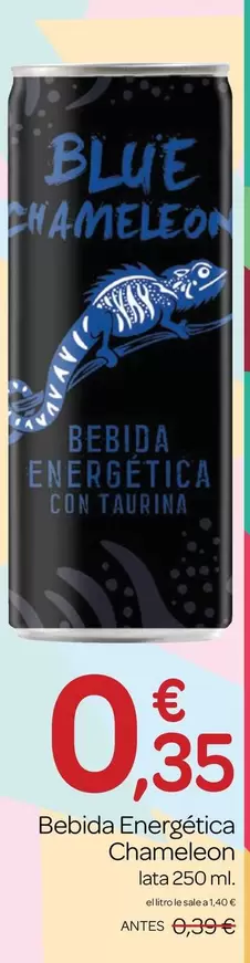 Blue Chameleon - Bebida Energética