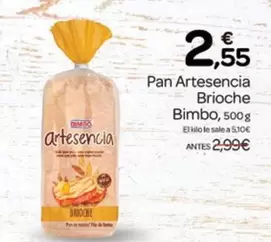 Bimbo - Pan Artesencia Brioche
