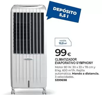 Symphony - Climatizador Evaporación