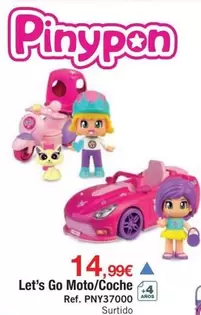 Pinypon - Let's Go Moto/Coche