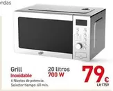 Larry House - Microondas Grill Inoxidable 700W LH1759