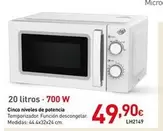 Larry House - Microondas 700W LH2149