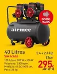 Airmec - 40 Litros Sin Aceite