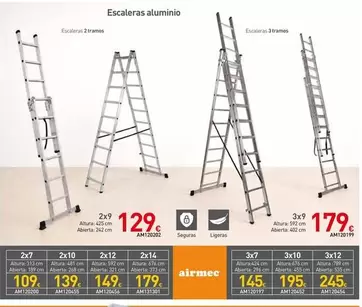 Escaleras Aluminio