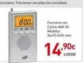 Funciona Con 2 Pilas AAA 3V