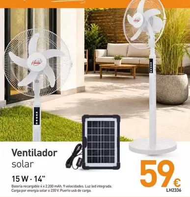 Solar - Ventilador