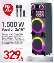 1500 W Woofer