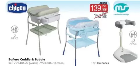 Chicco - Bañera Cuddle & Bubble