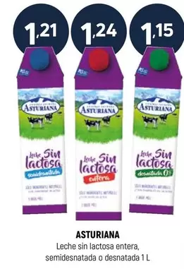 La Asturiana - Leche Sin Lactosa Entera