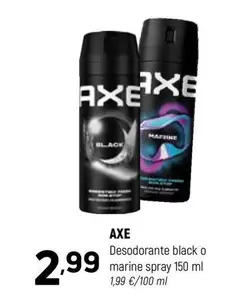 Axe - Desodorante Black O Marine Spray