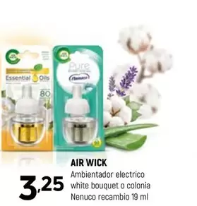 Air Wick - Ambientador Electrico White Bouquet O Colonia Nenuco Recambio