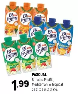 Pascual - Bifrutas Pacific, Mediterrani O Tropical