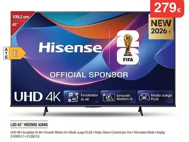 Hisense - Led 43"