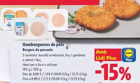 Burgers De Pescado